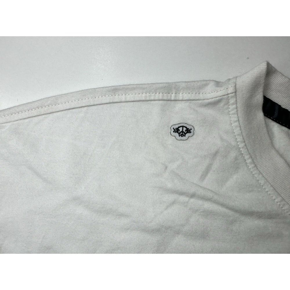 Indigo Red Denim Co. T-shirt Mens 3XL Gangsta White Short Sleeve Graphic‎ Tee - Picture 8 of 11